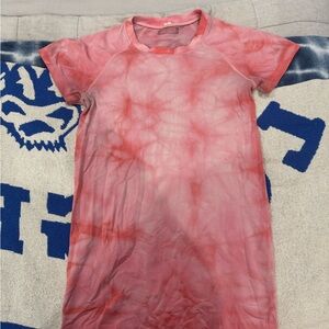 lululemon athletica Pink Short Sleeve Marble Tee (DISCONTINUED)
